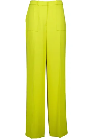 Elisabetta Franchi Cedar Wide Leg Trousers Yellow