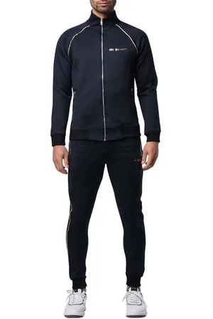 My Brand Gold Piping Tracksuit | BLACK