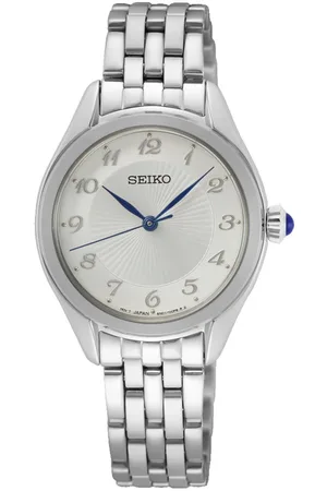 Seiko Horloge SUR379P1 Staal Quartz 50m Waterdicht 29mm