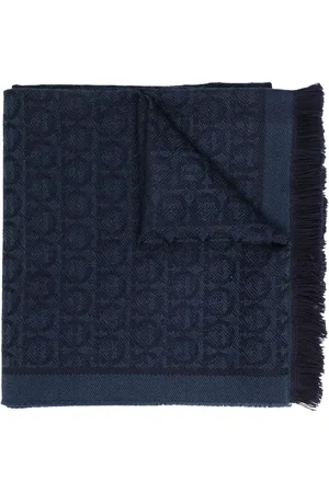 Salvatore Ferragamo Scarfs Blue