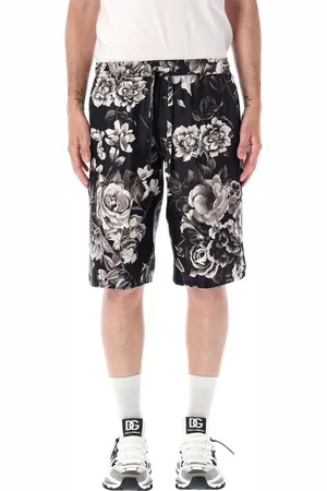 Dolce & Gabbana Bermuda Flowert Black Fiori