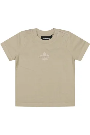 Dsquared2 Baby Unisex T-Shirt In Beige