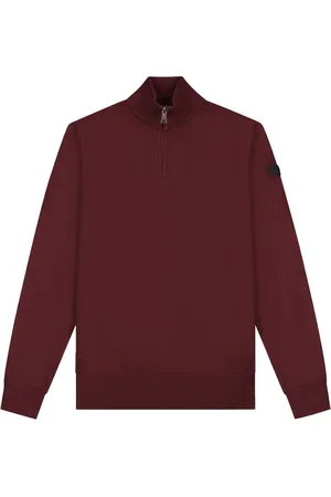 Malelions Men Knitted Quarter Zip