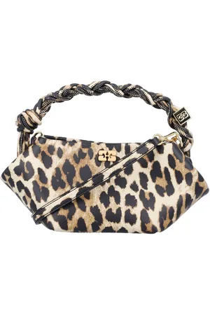 Ganni Bow Bag Mini Marrone