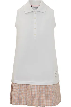 Thom Browne Abito Polo Plissettato RWB