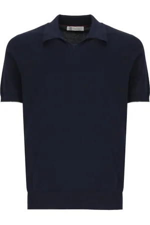 Brunello Cucinelli T-Shirts And Polos Blue
