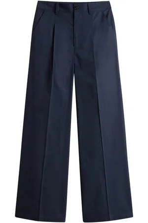 Woolrich Trousers Melton Blue