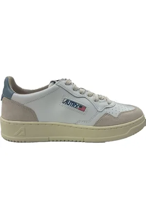 Autry Baskets medalist low cuir suede bleu