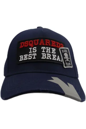 Dsquared2 Cappellino baseball blue navy in cotone