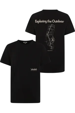 Woolrich Heren Trail T-Shirt Zwart