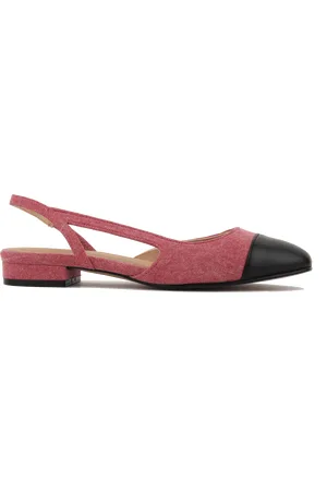 Toral Manhattan Ballerina Washed Denim Rojo