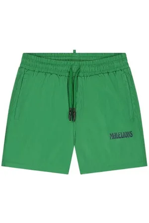 Malelions Boxer 2 Swim Shorts - Green/Navy