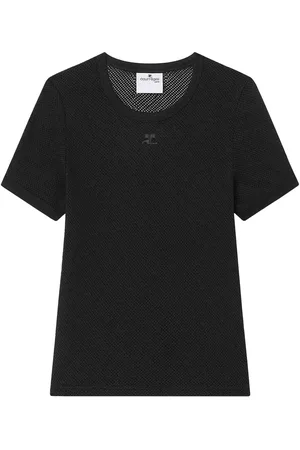 Courrèges Logo Mesh T-shirt