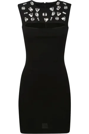 Dsquared2 Cutout Sassy Mini Dress Black