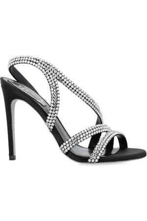 RENE CAOVILLA Sandal Crystal Black Crystal