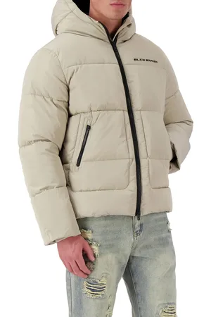 Black Bananas Block Puffer Jacket