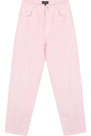 Alix the label The Label Linen Look Pants Pantalons Roze 2503104018