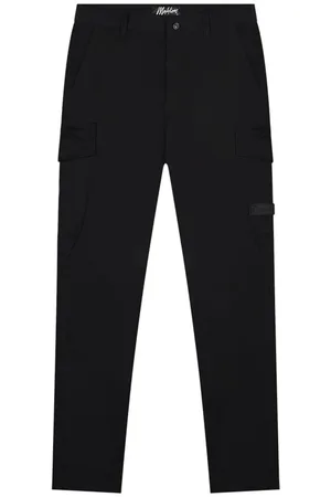 Malelions Cotton Cargo Pants - Black