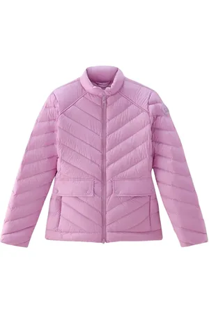 Woolrich Chevron Quilted Gewatteerde Jassen Lila Cfwwou0776frut2635 4376