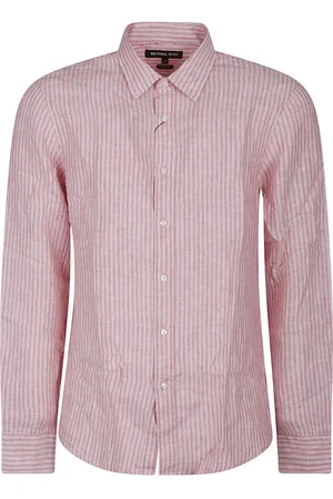 Michael Kors Long Sleeve Classic Hallo Shirt Pink & Purple