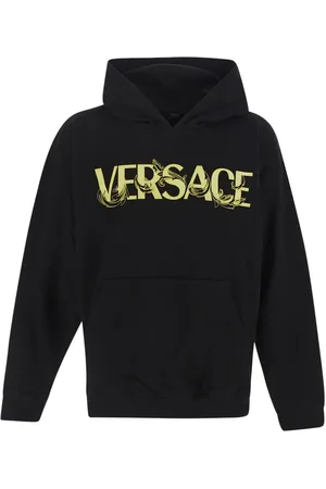 VERSACE Logo Print Hoodie