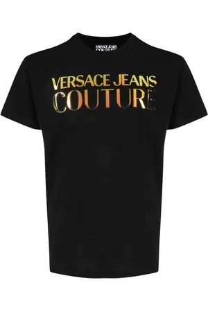 VERSACE Versace Jeans T-shirts Zwart 74gahg06 Cj00g G89