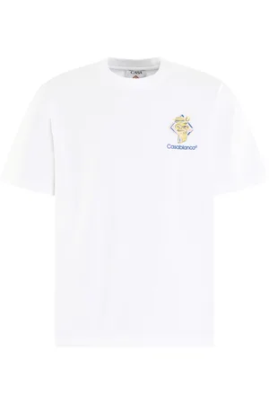 Casablanca Heren La Night Printed T-Shirt Zwart