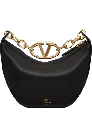 VALENTINO GARAVANI Borsa nera con dettagli oro