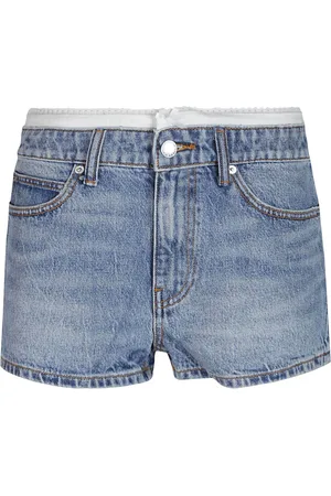 Alexander Wang High Rise Mini Short Blue