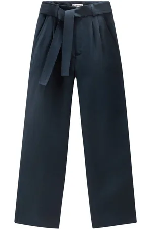 Woolrich Trousers Melton Blue