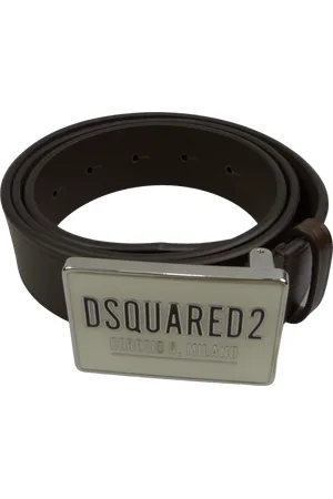 Dsquared2 Cintura in Pelle Marrone
