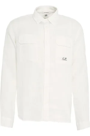 C.P. Company Linen shirt with logo