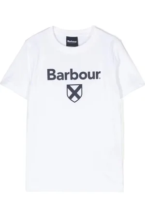 Barbour Boys essential shield tee white