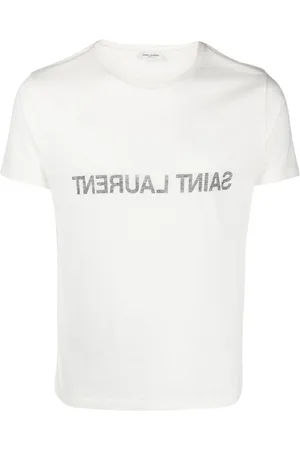 Saint Laurent T-shirts And Polos White