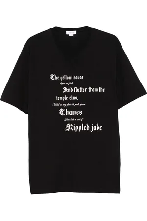 Alexander McQueen T-shirt E Polo Nero E Avorio