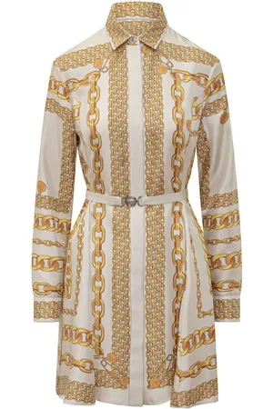 VERSACE DRESS TREASURE SILK