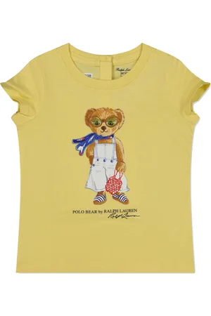 Ralph Lauren Baby Meisjes T-Shirt In Geel