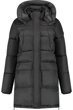 Malelions Women Mid Length Puffer Jacket