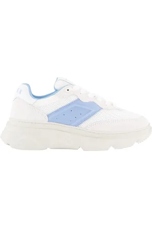 Copenhagen Shoes Dames CPH53 Sneaker Wit/Blauw
