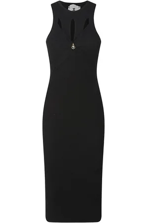 Elisabetta Franchi Sleeveless Dress Black