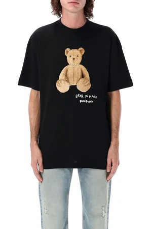Palm Angels Bear In Mind Reg Tee Black Brown