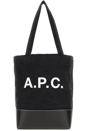A.P.C. Black denim Axel shoulder bag