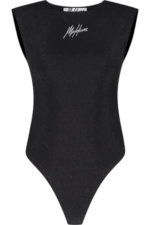 Malelions Women Sparkling Shoulder Bodysuit