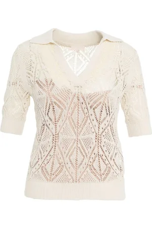 Liu Jo Crochet polo shirt