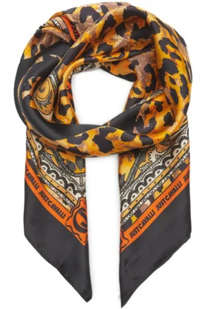 Roberto Cavalli Scarfs Brown