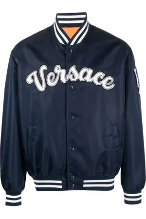 VERSACE Varsity Nylon Bomber Jacket