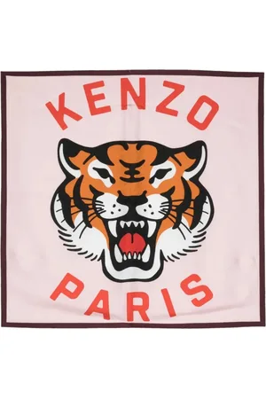 Kenzo Lucky Tiger Silk Scarf