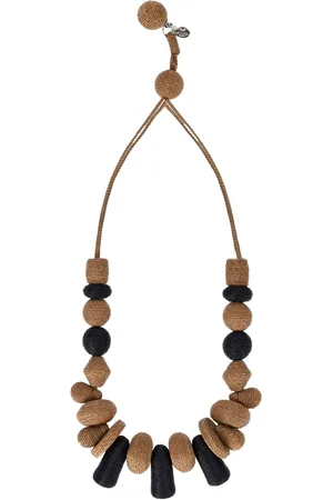 Max Mara Weekend Soraia Tan Necklace Black