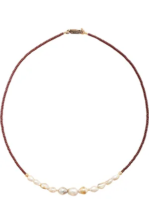 CATHERINE MICHIELS Ras du cou perles Tahiti perles céramique japonaise Malika FW2222