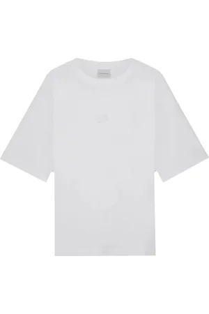 Filling pieces T-shirt Boxy Embroidered White